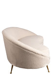 FOS440-3-Ipanema Curved Sofa in White Boucle