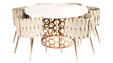 SA-WHT002GW-Laguna 54" Dining Table