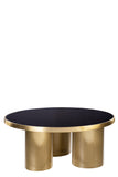 J-01BG-G-Balmain Coffee Table in Gold and Black