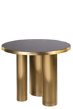 J-02BG-G-Balmain Accent Table in Gold and Black