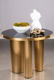 J-02BG-G-Balmain Accent Table in Gold and Black