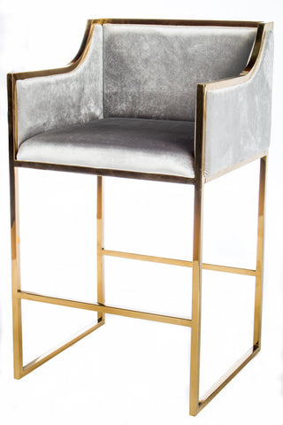 J-103-Erin Gold Counter Chair