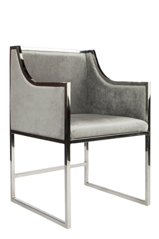 J-104SIL-Erin Silver Dining Chair