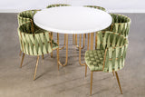 J-106-Willow Dining Set in Green-PRE-ORDER