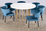 Willow Dining Set in Blue