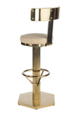 J-112-Oscar Swivel Gold Counter /Bar Chair