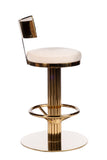 J-112RB-Oscar Swivel 26" Gold Counter Chair