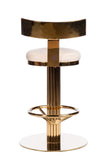 J-112RB-Oscar Swivel 26" Gold Counter Chair