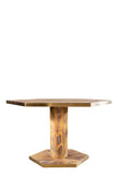 KFV02803-Sunburst Wood Dining Table for 6