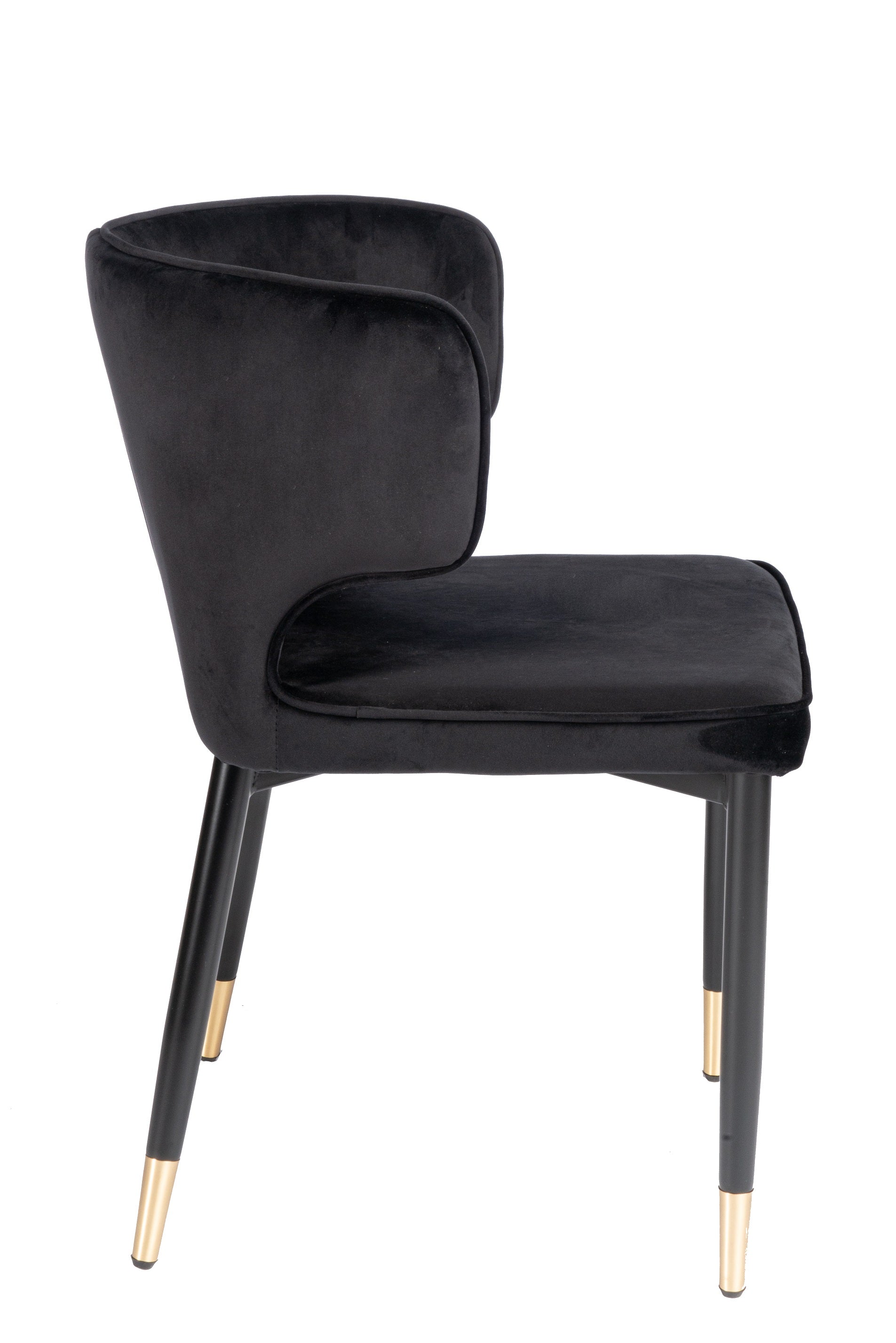 black and gold dining chair