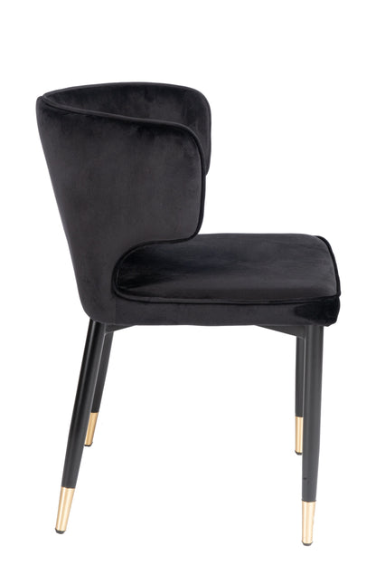 black and gold dining chair