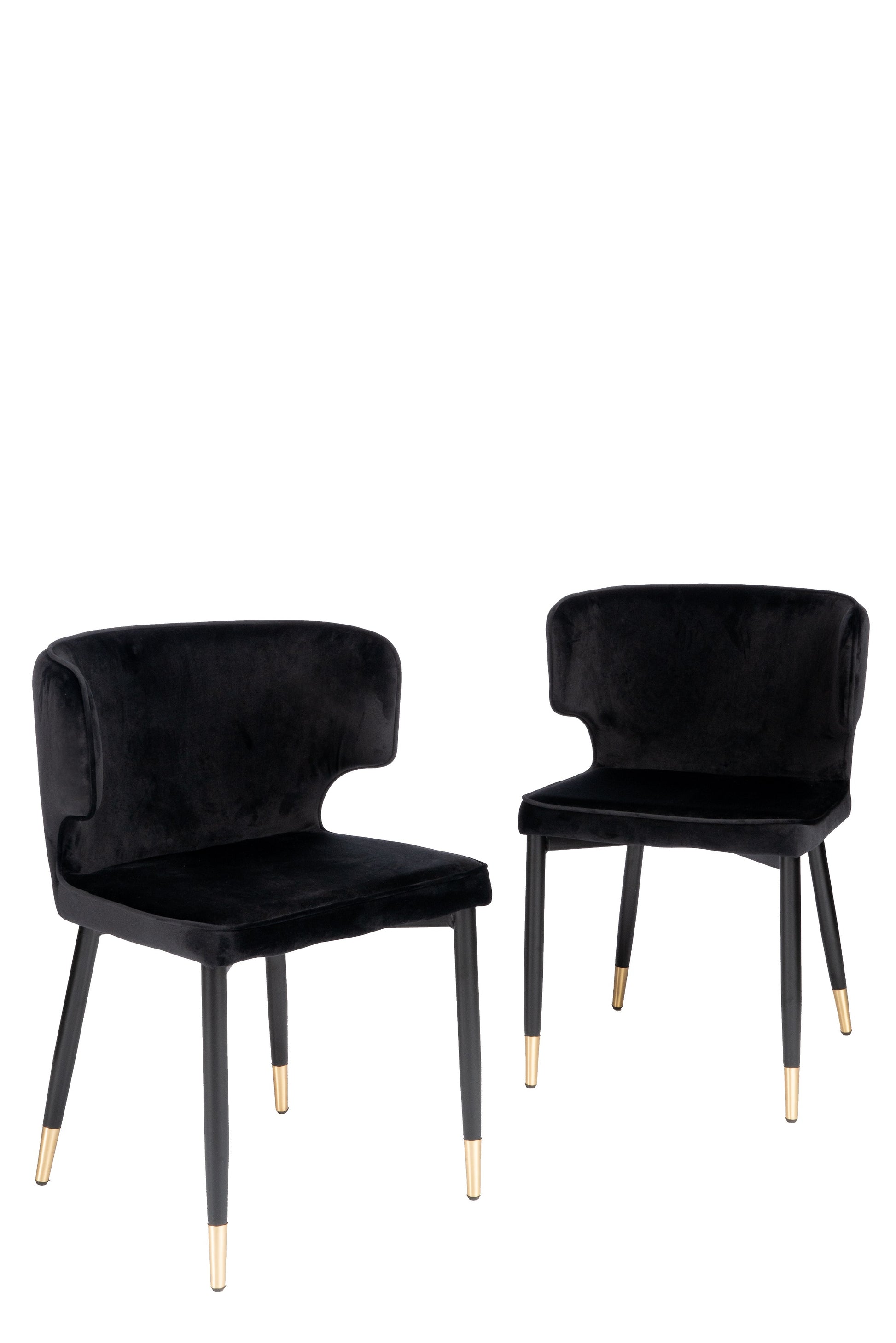 chic black dining chair