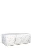 MF191105-Matteo Block Marble Design Coffee Table in White