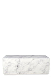 MF191105-Matteo Block Marble Design Coffee Table in White