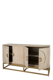 RA04091G-Toretto Sideboard with gold legs