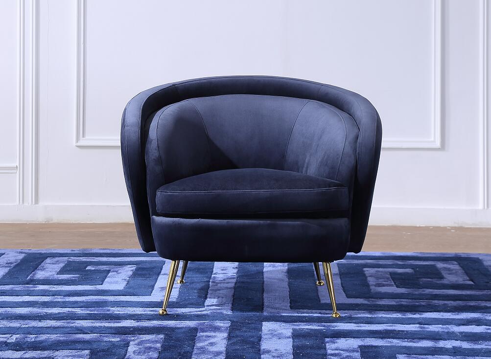 Palermo Accent Chair in Blue