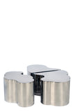 S5110SS-2-Set of 2 Luca Coffee Table in Silver-PRE-ORDER