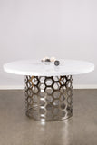 SA-WHT002W-54" Laguna Dining Table