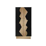 T-04BG-BAR-Callista Bar Cabinet in Black and Gold