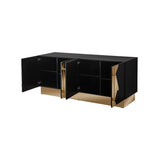 T-04BG-Callista Sideboard in Black and Gold-PRE-ORDER