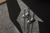 T-04BS-Callista Sideboard in Black and Silver