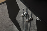 T-04BS-Callista Sideboard in Black and Silver
