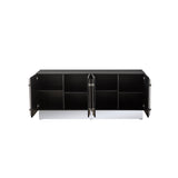 T-04BS-Callista Sideboard in Black and Silver