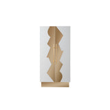 T-04WG-BAR-Callista Bar Cabinet in White and Gold