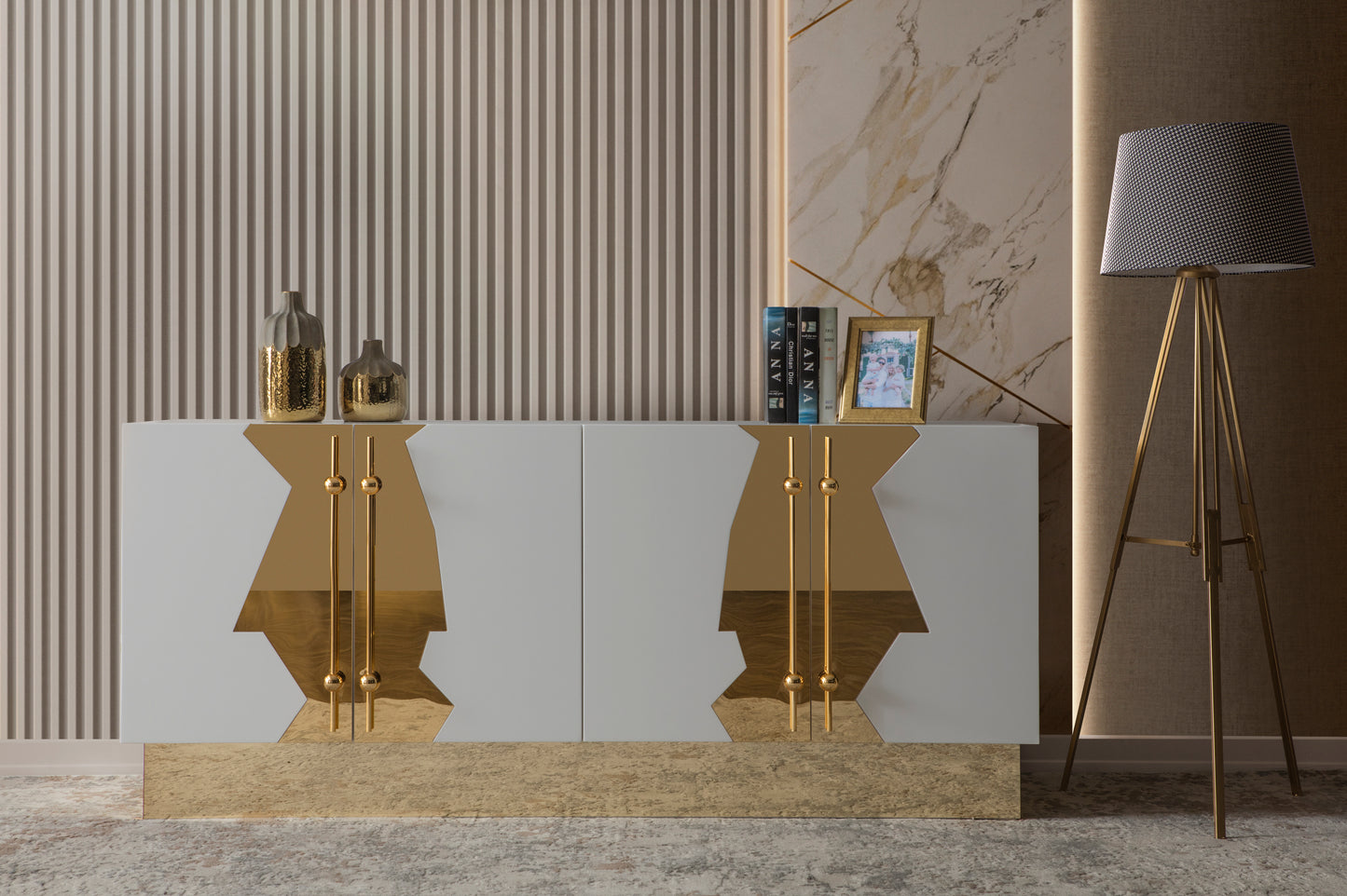 gold sideboards