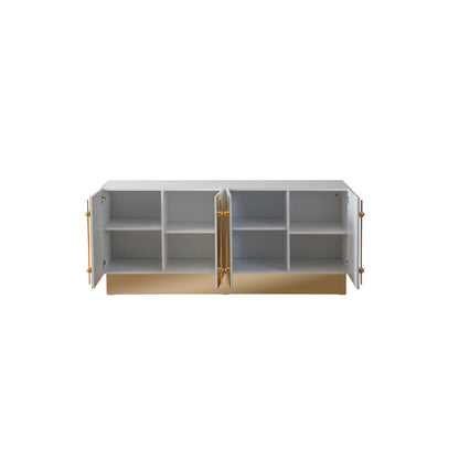 Callista Sideboard in White and Gold