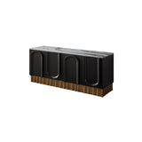 T-08-Cara Black and Gold Sideboard-PRE-ORDER