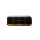 T-08-Cara Black and Gold Sideboard