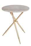 T-2946-Ethelle Marble Side Table