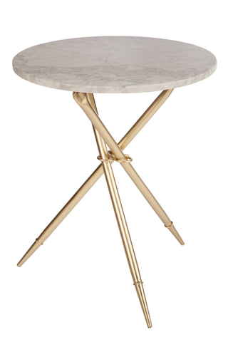T-2946-Ethelle Marble Side Table