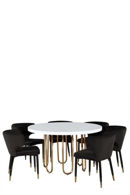 modern glam dining chairs